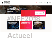 Tablet Screenshot of filmfestival.nl